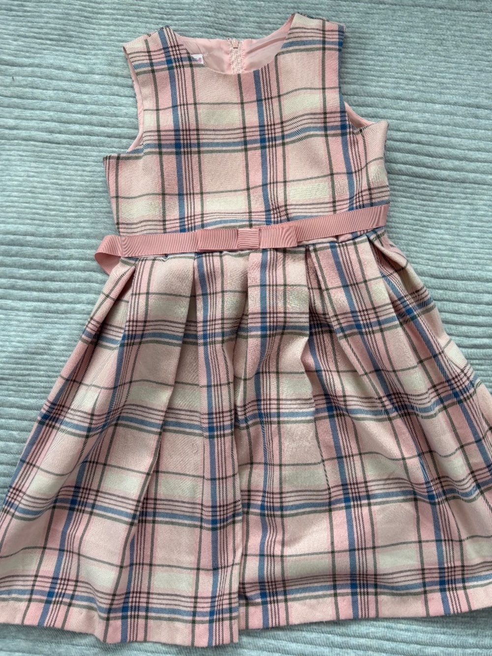 Bonnie Jean Plaid Dress